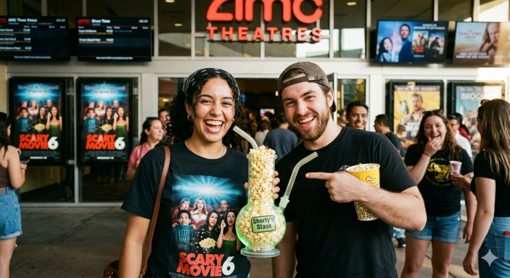 Wait, Is That A… Bong Popcorn Bucket? ‘Scary Movie 6’ Is Already Winning the Internet
