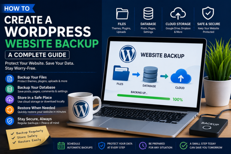 How to Create a WordPress Website Backup