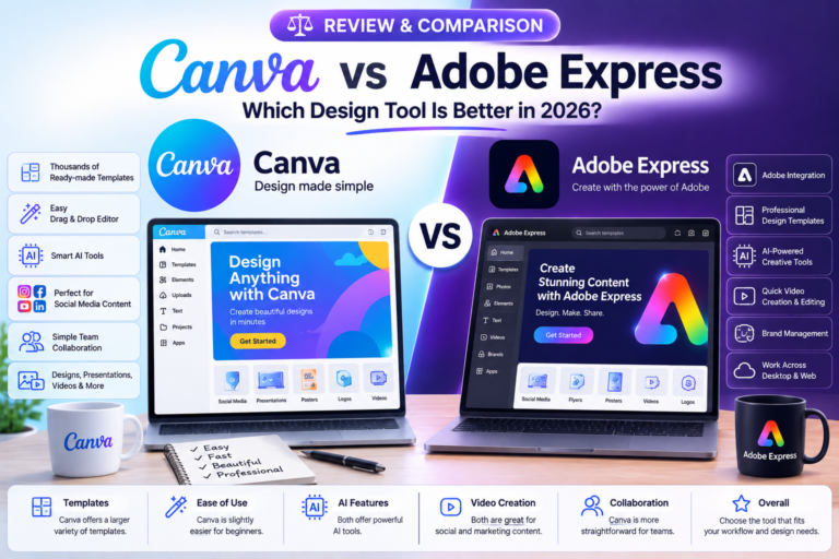 Canva vs Adobe Express: Which Design Tool Is Better in 2026?